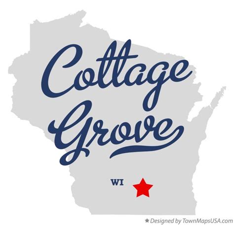 Map of Cottage Grove, WI, Wisconsin