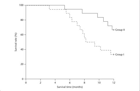 Kaplan Meier Survival Curves For All Patients Treated With Either