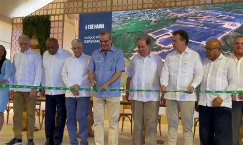 Abinader Deja Inaugurado Parque Solar Esperanza De 90 Megavatios Video