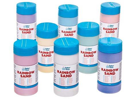 Zand Gekleurd Zand Decoratie Set Van 8 Assorti Baert