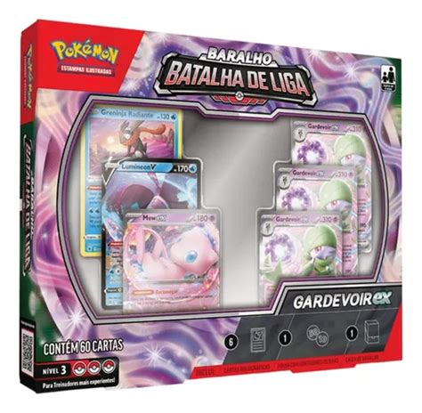 Jogo De Cartas Colecionáveis Tcg Pókemon Pokémon Carta Gardevoir Ex X