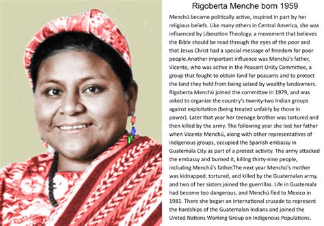 Rigoberta Menchu by peg6 on DeviantArt