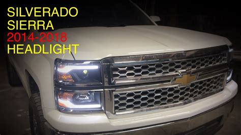 Chevrolet Silverado Headlight Replacement 2014 2015 Youtube