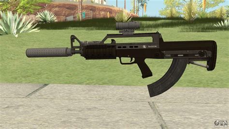 Bullpup Rifle Three Upgrades V6 Gta V Para Gta San Andreas