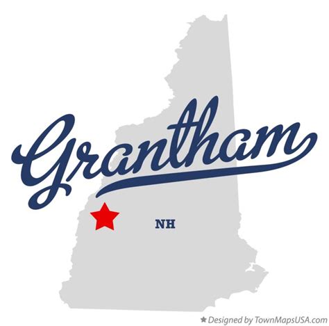 Map of Grantham, NH, New Hampshire