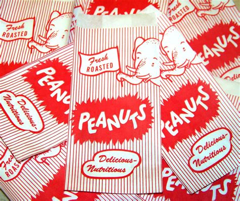 50 Elephant Peanut Bags