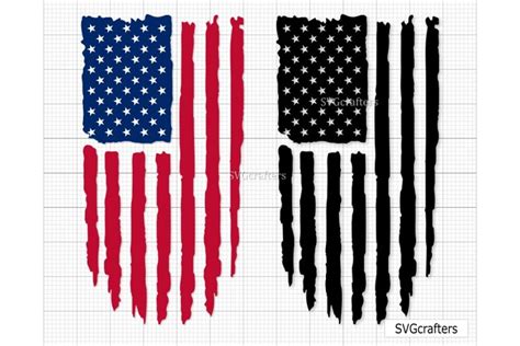 American Flag Svg Distressed Flag Svg Grunge Flag Svg