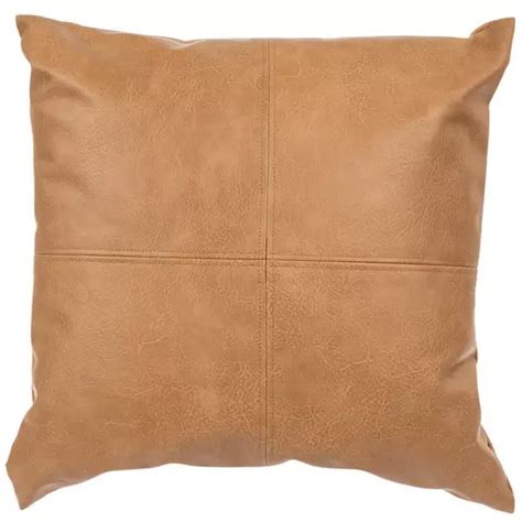 Square Faux Leather Pillow Hobby Lobby 2401750