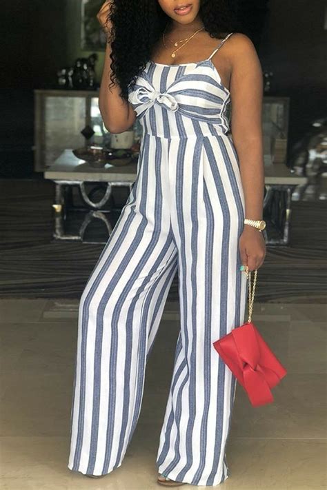 Pin By Phara Diamond On Amazing Style Jumpsuit Fashion Stripes