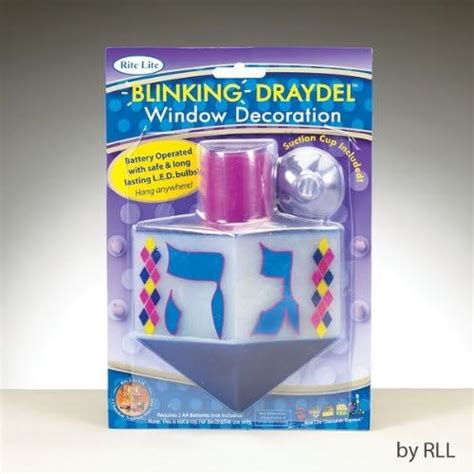 Rite Lite 6 Battery Operated Led Lighted Blinking Dreidel