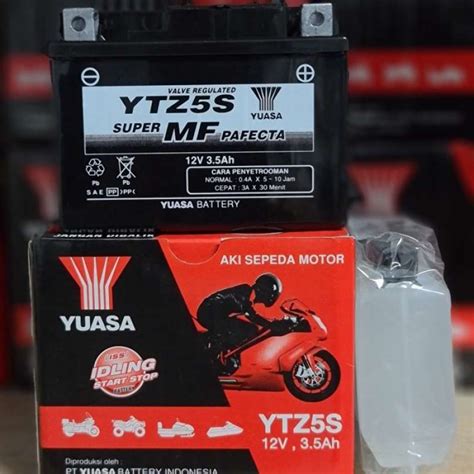 Promo Yuasa Aki Kering Aki Motor Yamaha Jupiter Mx New Ytz5s Diskon 33