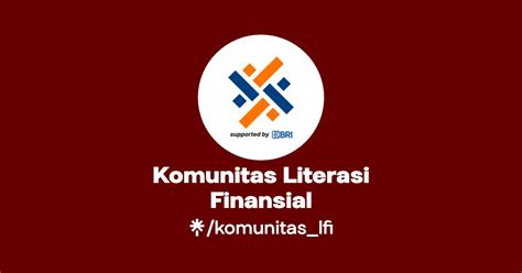 Komunitas Literasi Finansial Twitter Instagram Facebook Linktree