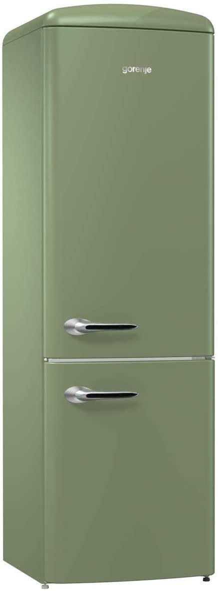 Gorenje Ork 193 Ol Stand Fridge Freezer Combination Olive Green Fridge