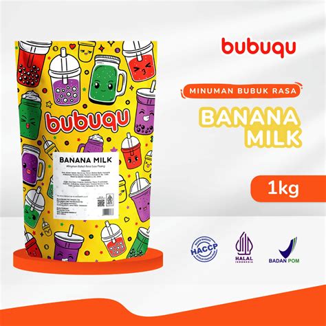 Jual Powder Drink Banana Milk Bubuqu Kg Bubuk Minuman Susu Pisang