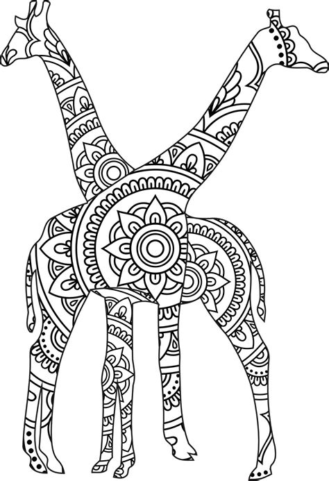 Mandalas De Jirafas Para Imprimir Pdf Zentangle Mandalas De Porn Sex