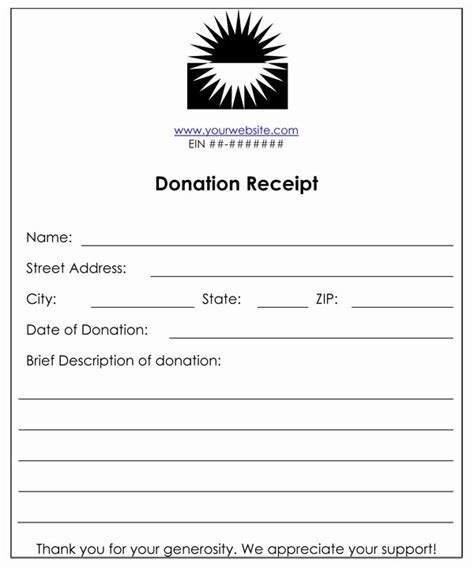 35 Donation Receipt Template for 501c3 | Hamiltonplastering