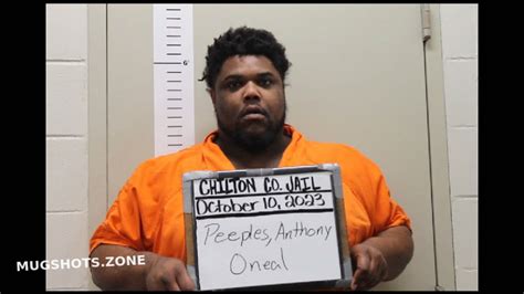 PEEPLES ANTHONY ONEAL 11 28 2023 Chilton County Mugshots Zone