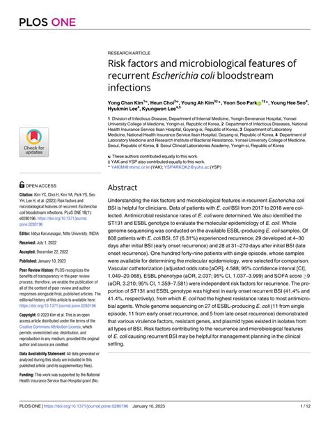 Pdf Risk Factors And Microbiological Features Of Recurrent