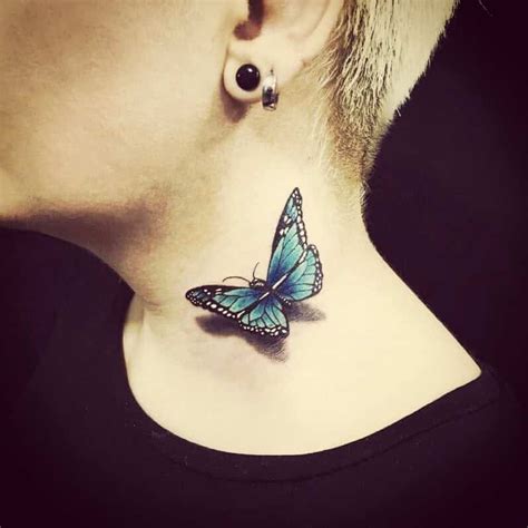 Top 63 Best Blue Butterfly Tattoo Ideas [2021 Inspiration Guide]