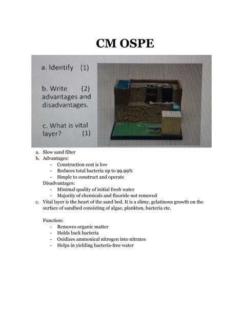 Solution Cm Ospe 1 Studypool