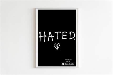 Yungblud Hated Album Poster / Album Cover Poster / Music - Etsy