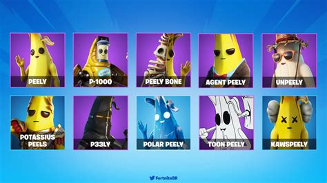 Fortnite News ⛱️ On Twitter Theres Now 10 Peely Outfits In Fortnite