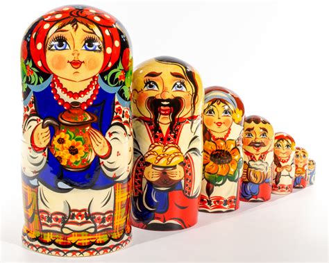 Ukrainian Nesting Doll Nesting Dolls Handmade Dolls Etsy