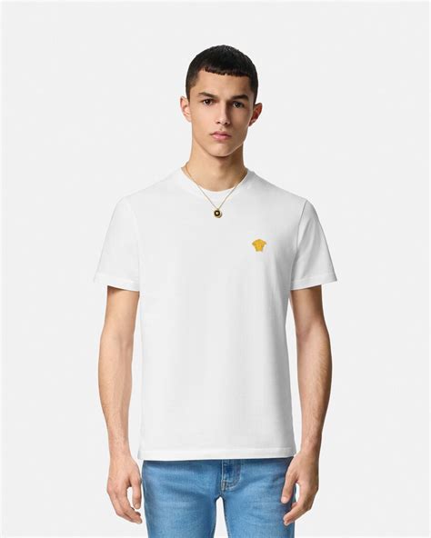 Medusa T Shirt White Versace Us