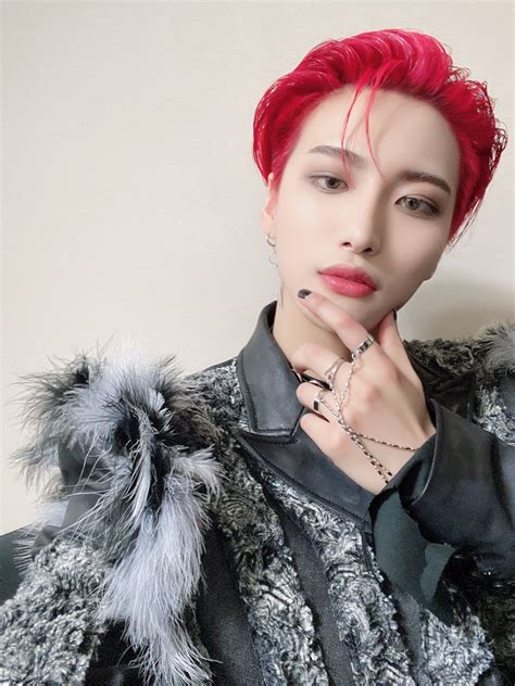 ATEEZ 에이티즈 on Twitter Park seong hwa Beauty Red hair