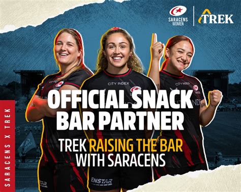 SARACENS WOMEN ANNOUNCE NEW PARTNERSHIP WITH TREK AS OFFICIAL SNACK BAR