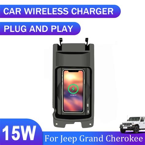 W Car Qi Wireless Charger For Jeep Grand Cherokee Car