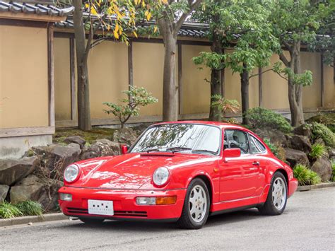 ポルシェ 911type964 カレラ2正規d左hティプトロニックガーズレッド黒レザー 中古車情報 Auto Direct 東京