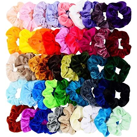 Amazon Zzicen Satin Scrunchies Colors Silk Scrunchies Hair