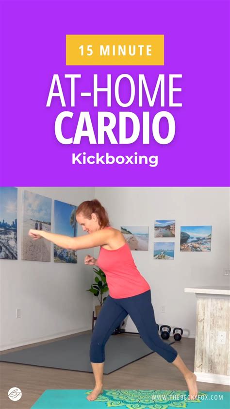 Low Impact Cardio Kickboxing No Jumping Home Workout In Cardio