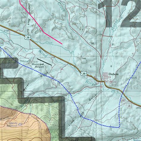 Huntdata Wyoming Game Concentration Map For Mule Deer Unit 129 By Huntdata Llc Avenza Maps