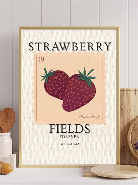 The Beatles, Strawberry Fields Forever Poster, the Beatles Poster Art ...