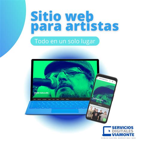 Sitio Web Para Músicos Servicios Digitales Viamonte