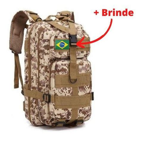 Mochila Tática Militar Impermeável Reforçada 30 L GN Mochilas