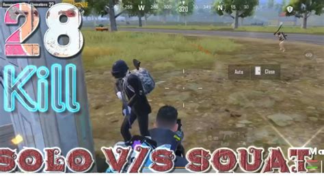 Kill Solo Versus Squad New Game Play Video Pubg Mobile Pubg Mobile