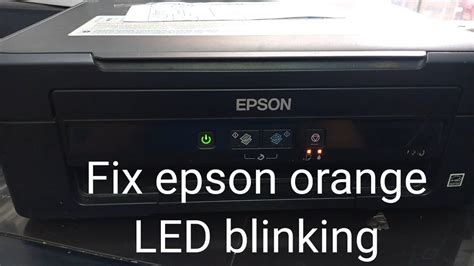 How To Fix Epson L L Led Lights Blinking Youtube