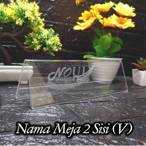 Jual Nama Meja Akrilik Name Desk 7x25 Di Seller Noud Acrylic Shop