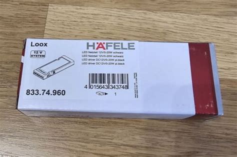 Hafele Loox V W Led Driver Model Ebay