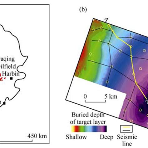 Location Of A Songliao Basin And B 3d Seismic Survey In The Qijia