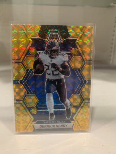 2023 Panini Mosaic Football Yellow Reactive Prizm Derrick Henry 238 EBay