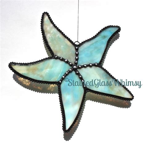 Stained Glass Starfish Suncatcher Tidal Pool Caribbean