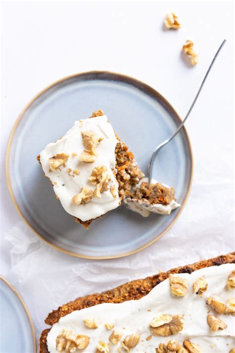 Gezonde Vegan Carrot Cake Met Cashew Frosting Lobke Faasen