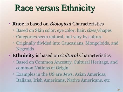 Race & Ethnicity Mini-Lecture