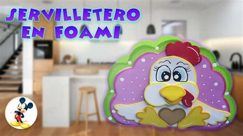 Servilletero Gallina En Foami O Goma Eva Moldes Gratis Kreando