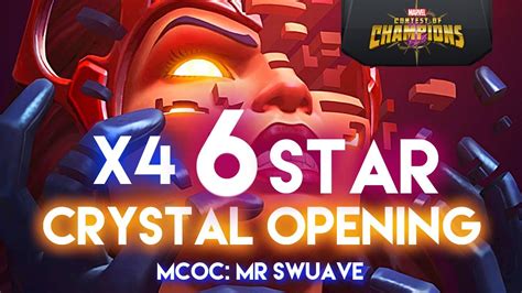 Epic X4 6star Crystal Opening Mcoc Youtube