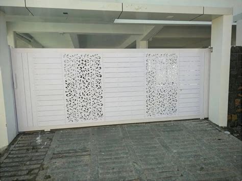 Modern White Mild Steel Main Gate For Home At Rs Piece In